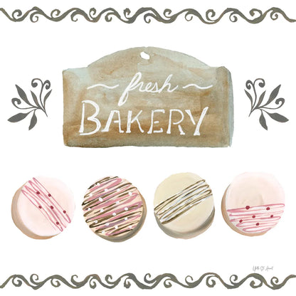 Bake Shoppe I by Yvette St. Amant. SKU 96780a. Archival Giclee Fine art print for wall decor.