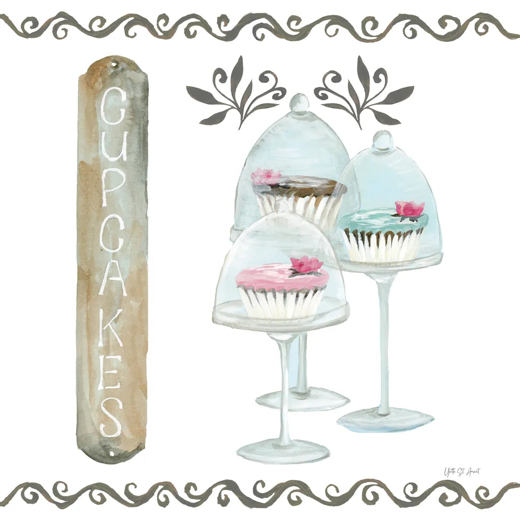 Bake Shoppe II by Yvette St. Amant. SKU 96781a. Archival Giclee Fine art print for wall decor.