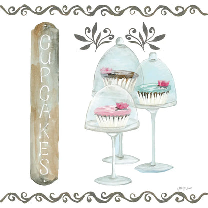 Bake Shoppe II by Yvette St. Amant. SKU 96781a. Archival Giclee Fine art print for wall decor.