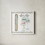 Bake Shoppe II by Yvette St. Amant. Shown in a crisp white glass frame for a clean and minimalist style. Available as an archival giclee rolled canvas, fine art paper, or poster print. SKU 96781a.