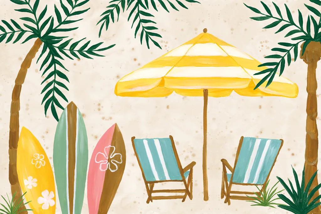 Beach Day I by Yvette St. Amant. SKU 98780i. Archival Giclee Fine art print for wall decor.