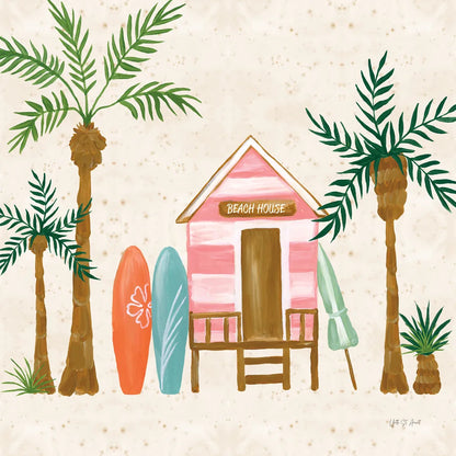 Beach Day II by Yvette St. Amant. SKU 98781a. Archival Giclee Fine art print for wall decor.