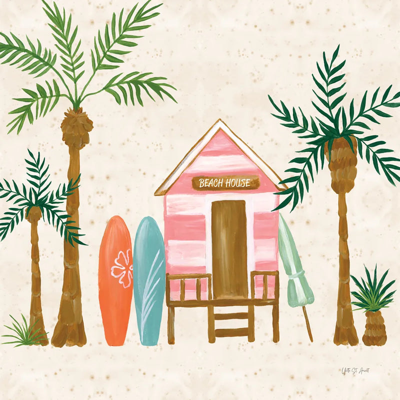 Beach Day II by Yvette St. Amant. SKU 98781a. Archival Giclee Fine art print for wall decor.