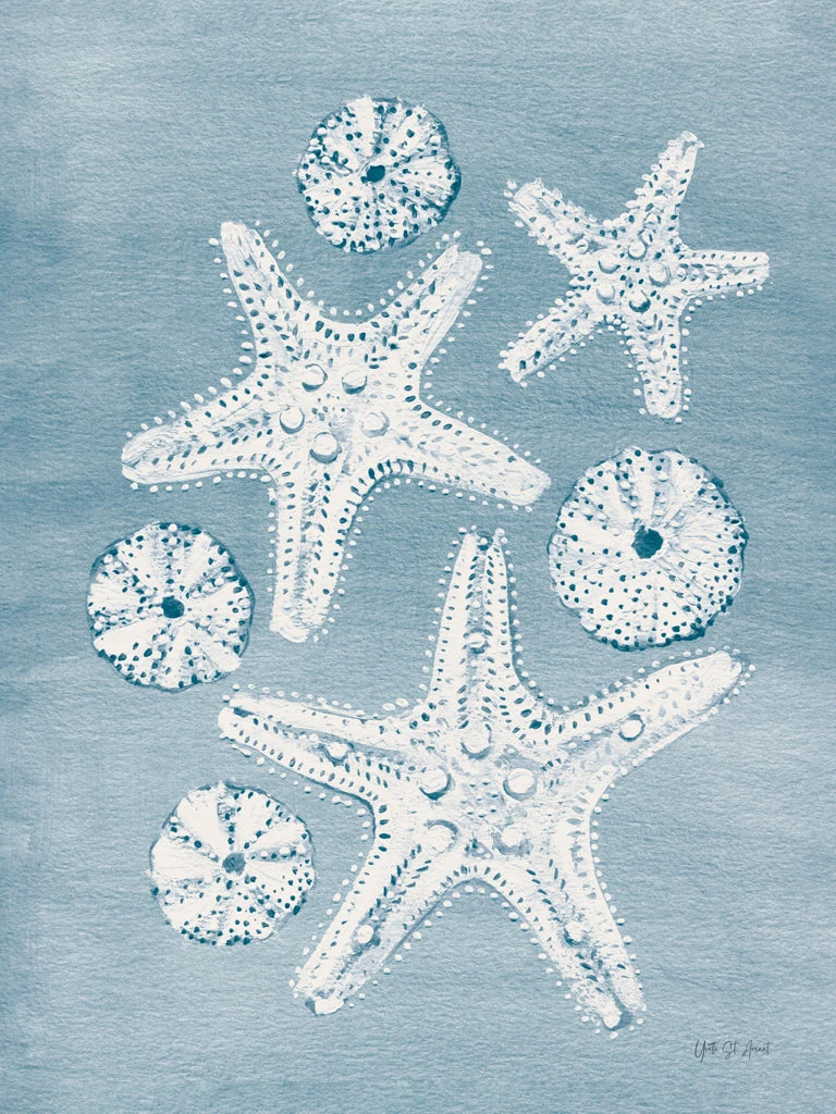 Beach Treasures Blue I by Yvette St. Amant