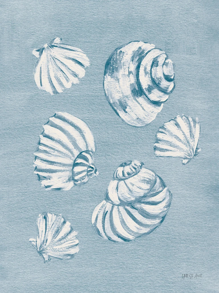 Beach Treasures Blue II by Yvette St. Amant