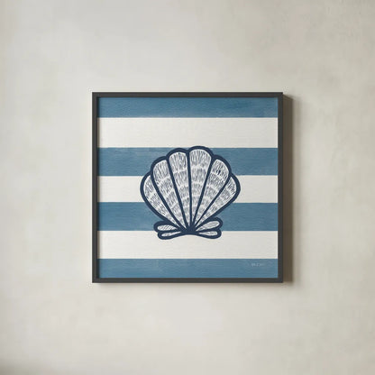 Beachcomber I by Yvette St. Amant. Shown in a sleek black glass frame for a contemporary gallery look. Available as an archival giclee rolled canvas, fine art paper, or poster print. SKU 88430a.