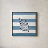 Beachcomber II by Yvette St. Amant. Shown in a sleek black glass frame for a contemporary gallery look. Available as an archival giclee rolled canvas, fine art paper, or poster print. SKU 88431a.