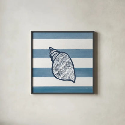 Beachcomber II by Yvette St. Amant. Shown in a sleek black glass frame for a contemporary gallery look. Available as an archival giclee rolled canvas, fine art paper, or poster print. SKU 88431a.