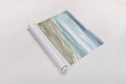 Beachscape I by Yvette St. Amant. shown as a rolled paper print. Available as archival giclee rolled canvas, fine art paper, or poster print. SKU 99240i.