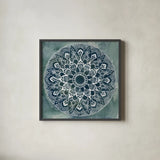 Beauty of India by Yvette St. Amant. Shown in a sleek black glass frame for a contemporary gallery look. Available as an archival giclee rolled canvas, fine art paper, or poster print. SKU 90958a.