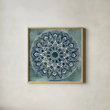 Beauty of India by Yvette St. Amant. Shown in a natural wood glass frame for a timeless modern aesthetic. Available as an archival giclee rolled canvas, fine art paper, or poster print. SKU 90958a.