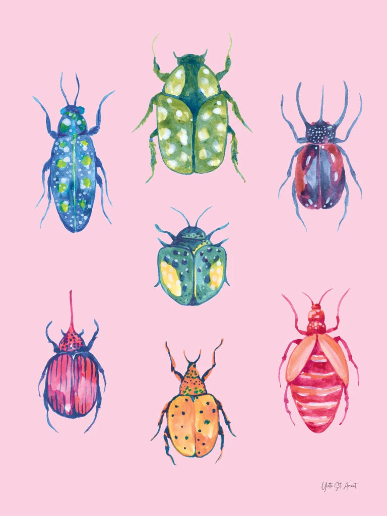 Beetle Chart Bright by Yvette St. Amant