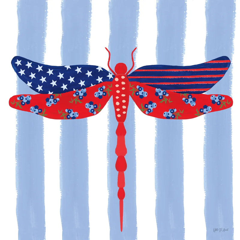 Berry Americana IX by Yvette St. Amant. SKU 97658a. Archival Giclee Fine art print for wall decor.