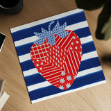 Berry Americana VII by Yvette St. Amant. Shown as a detailed flat fine art print, highlighting archival giclee quality. Available as an archival giclee rolled canvas, fine art paper, or poster print. SKU 97656a.
