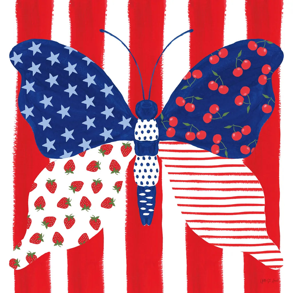 Berry Americana VIII by Yvette St. Amant. SKU 97657a. Archival Giclee Fine art print for wall decor.