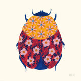 Blooming Beetle III by Yvette St. Amant. SKU 90897a. Archival Giclee Fine art print for wall decor.