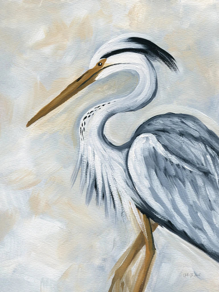 Blue Heron by Yvette St. Amant