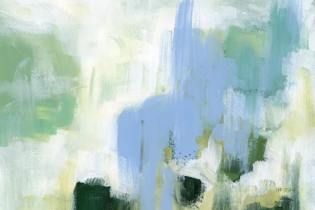 Blue Vibration by Yvette St. Amant. SKU 99866i. Archival Giclee Fine art print for wall decor.