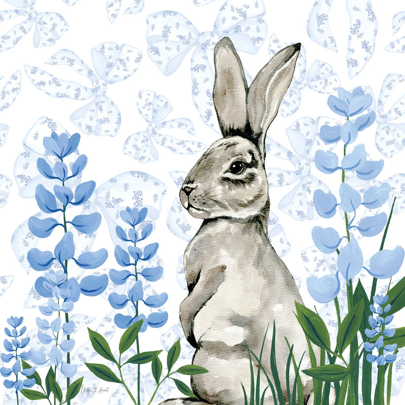 Bluebonnet Bunnies II by Yvette St. Amant
