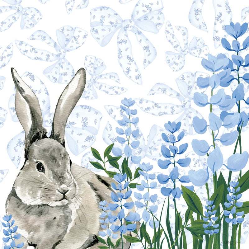Bluebonnet Bunnies III by Yvette St. Amant