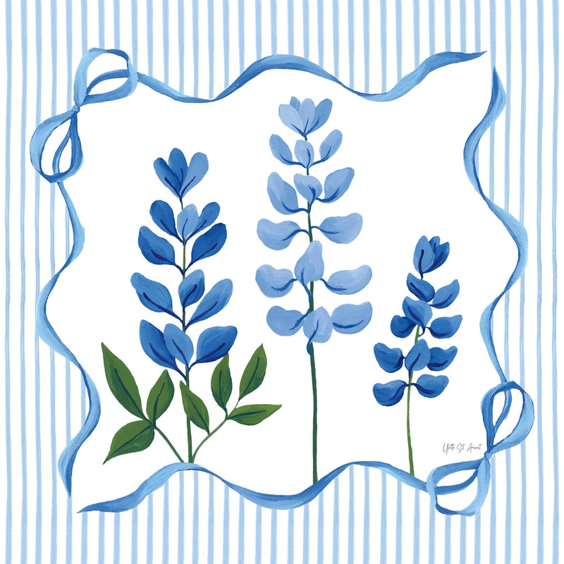 Bluebonnet Bunnies VI by Yvette St. Amant