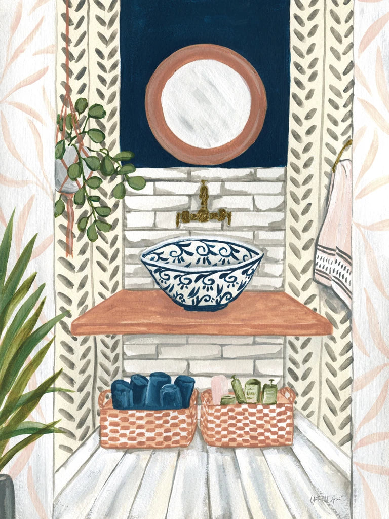 Boho Chic Bath II by Yvette St. Amant