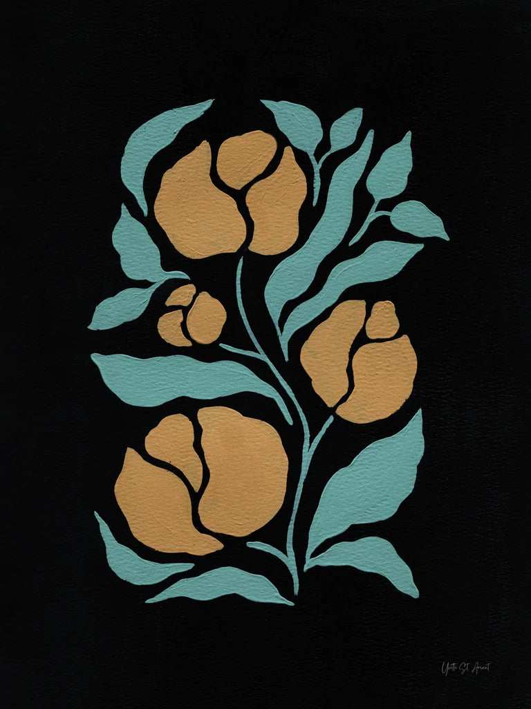 Boho Florals I by Yvette St. Amant