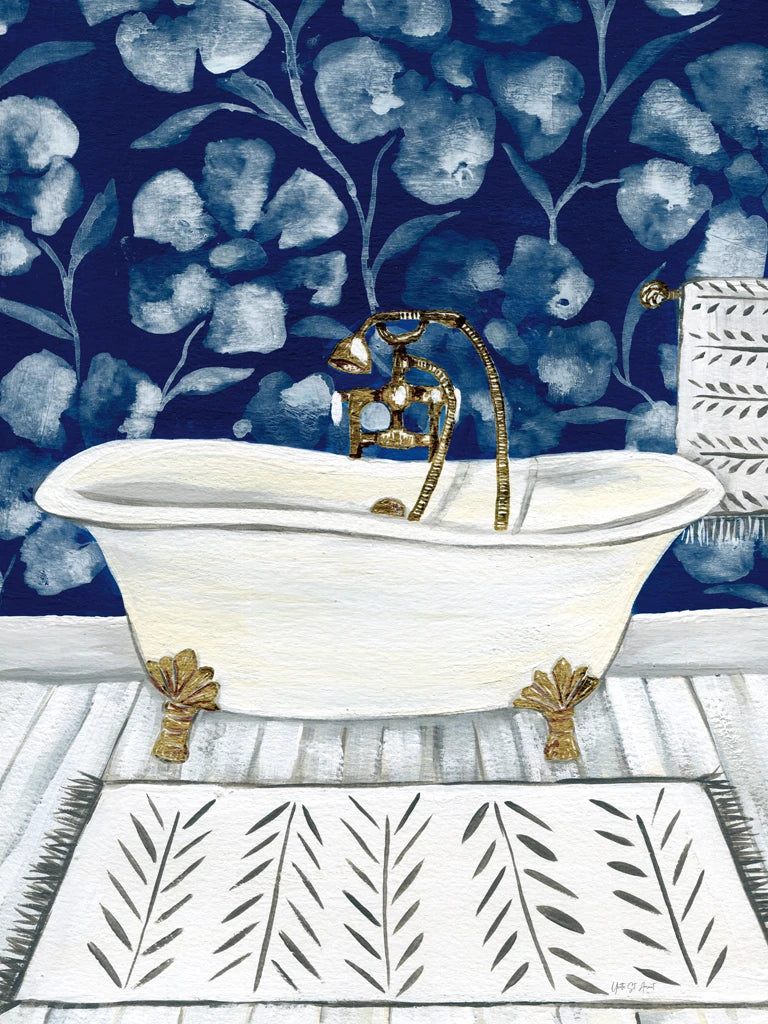 Bold Bathroom I by Yvette St. Amant
