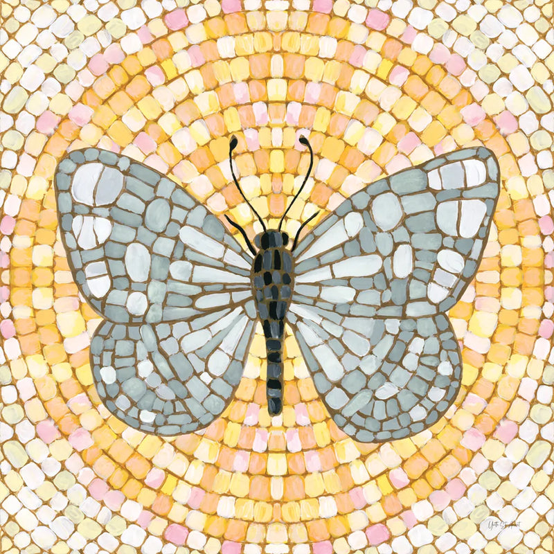 Botanical Mosaic I by Yvette St. Amant. SKU 96215a. Archival Giclee Fine art print for wall decor.