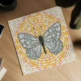 Botanical Mosaic I by Yvette St. Amant. Shown as a detailed flat fine art print, highlighting archival giclee quality. Available as an archival giclee rolled canvas, fine art paper, or poster print. SKU 96215a.