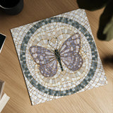 Botanical Mosaic VI by Yvette St. Amant. Shown as a detailed flat fine art print, highlighting archival giclee quality. Available as an archival giclee rolled canvas, fine art paper, or poster print. SKU 96220a.