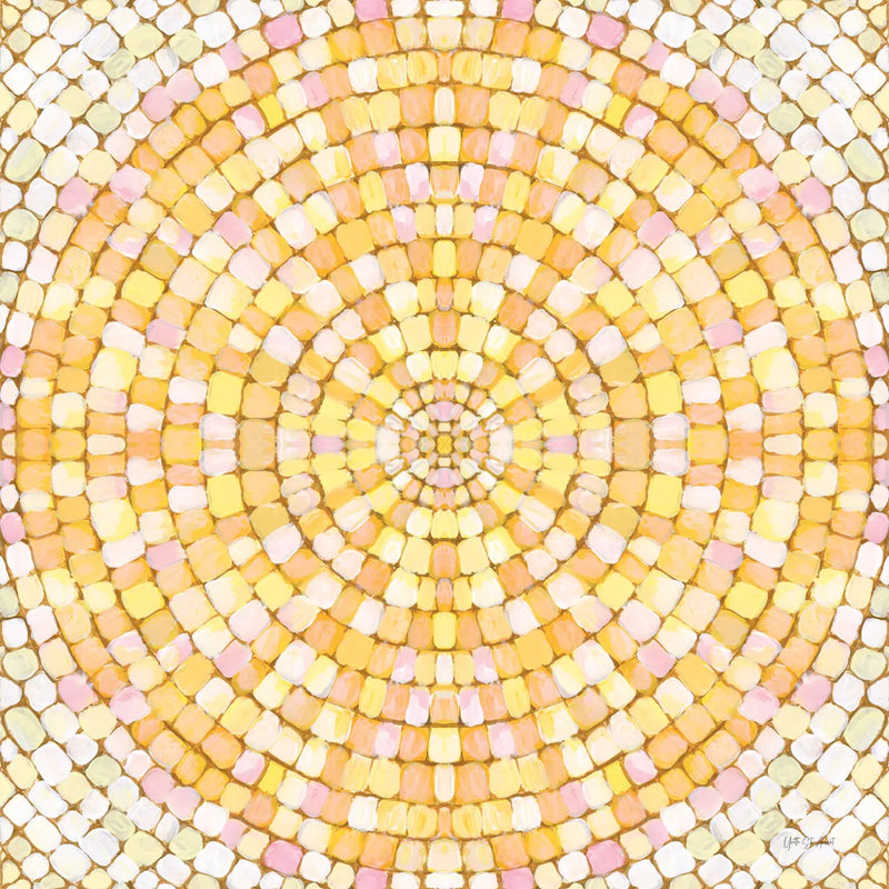 Botanical Mosaic X by Yvette St. Amant. SKU 96224a. Archival Giclee Fine art print for wall decor.