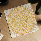 Botanical Mosaic X by Yvette St. Amant. Shown as a detailed flat fine art print, highlighting archival giclee quality. Available as an archival giclee rolled canvas, fine art paper, or poster print. SKU 96224a.