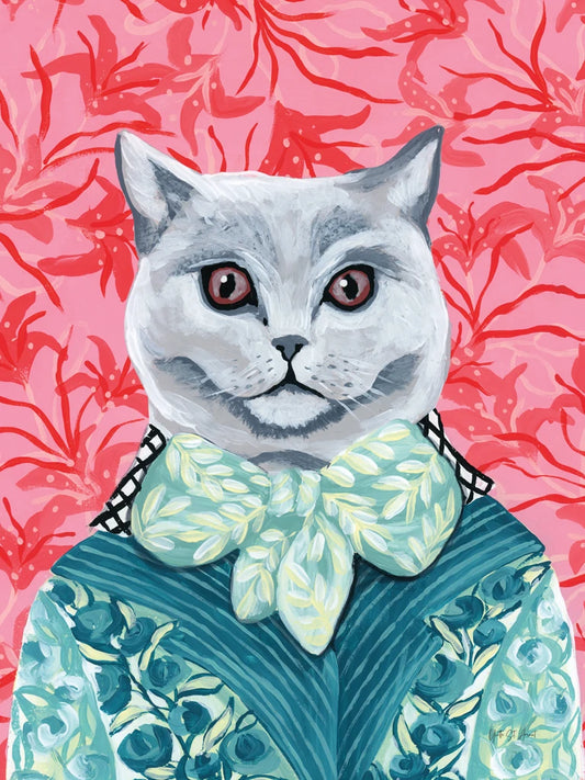 British Shorthair Dapper Cat by Yvette St. Amant