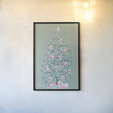 Candy Store Christmas Tree by Yvette St. Amant. shown as a paper print in a black flame. Available as a archival giclee rolled canvas, fine art paper, or poster print. SKU 94141h.