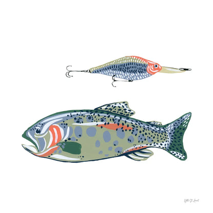 Catch of the Day VIII by Yvette St. Amant. SKU 98950a. Archival Giclee Fine art print for wall decor.