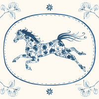 Chinoiserie Cowgirl IV by Yvette St. Amant. SKU 101165a. Archival Giclee Fine art print for wall decor.