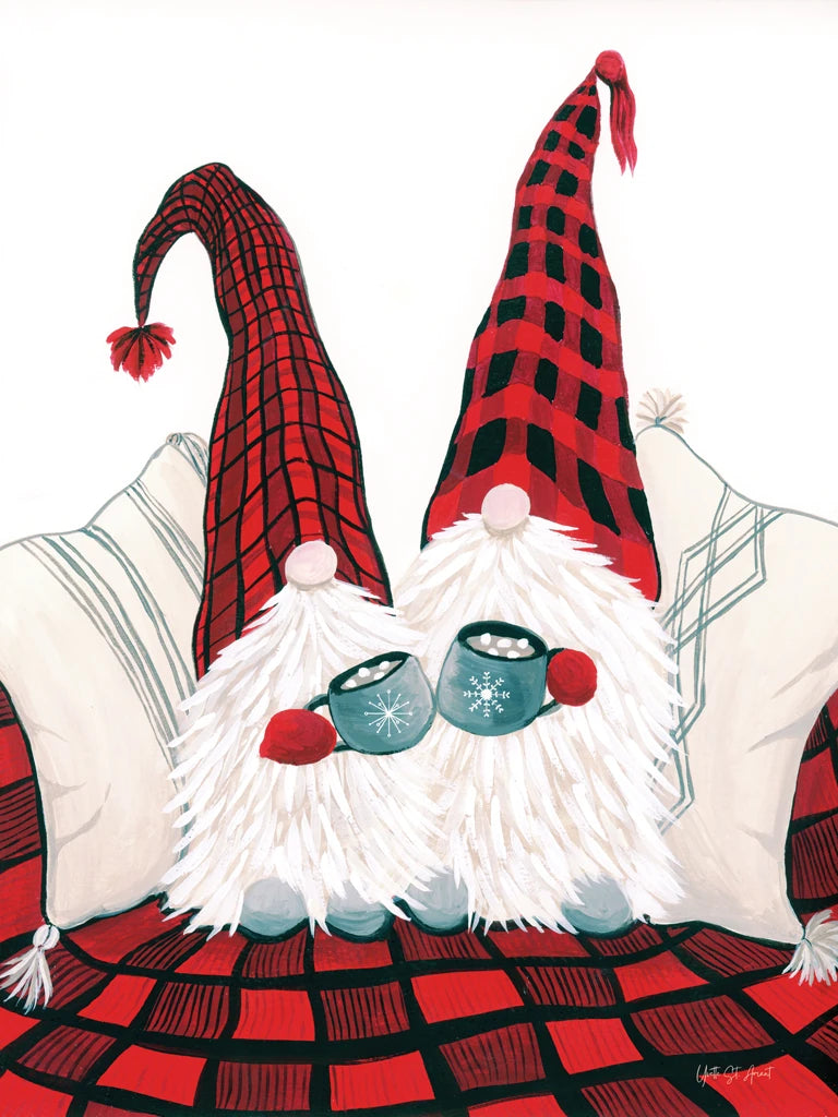 Christmas Gnomes Cocoa Party II by Yvette St. Amant