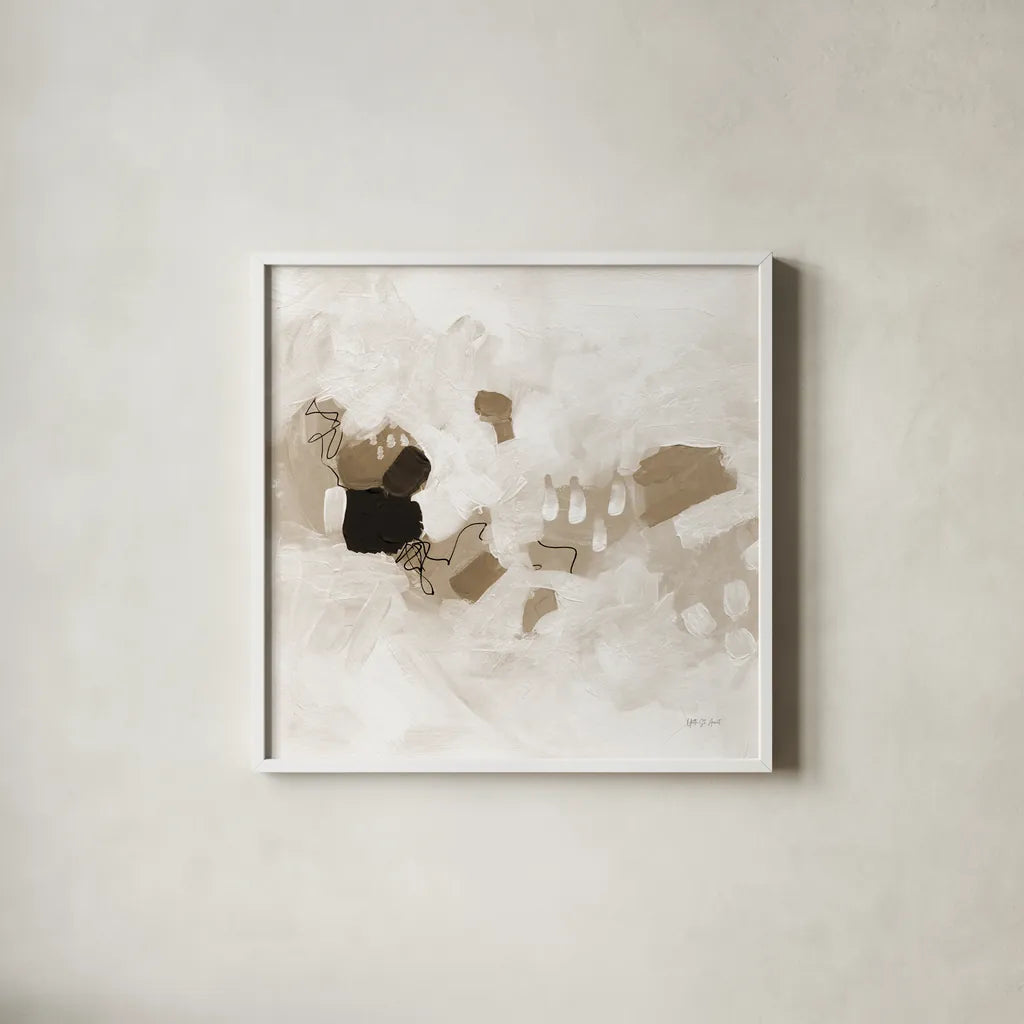 Classic Conservatory I by Yvette St. Amant. Shown in a crisp white glass frame for a clean and minimalist style. Available as an archival giclee rolled canvas, fine art paper, or poster print. SKU 88275a.