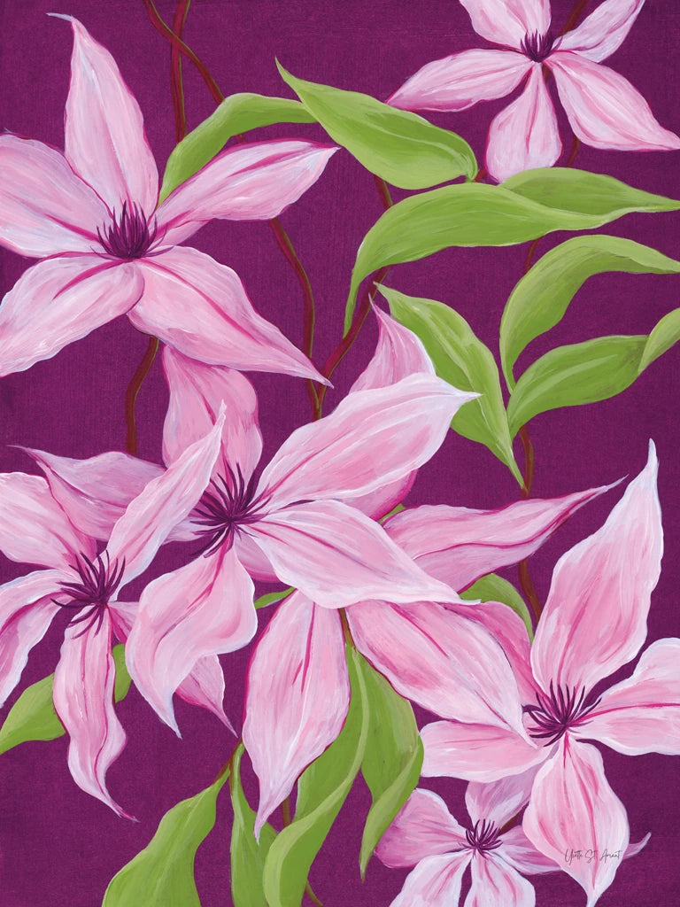 Climbing Clematis by Yvette St. Amant