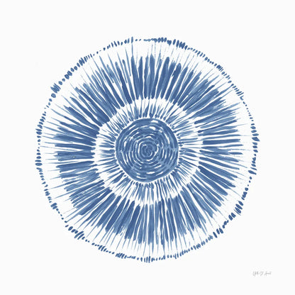 Coastal Block Print I Blue by Yvette St. Amant. SKU 91163a. Archival Giclee Fine art print for wall decor.