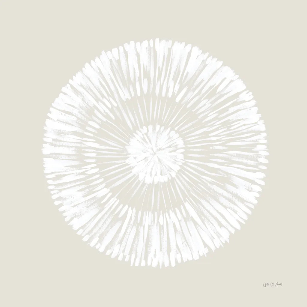 Coastal Block Print II Neutral by Yvette St. Amant. SKU 91166a. Archival Giclee Fine art print for wall decor.