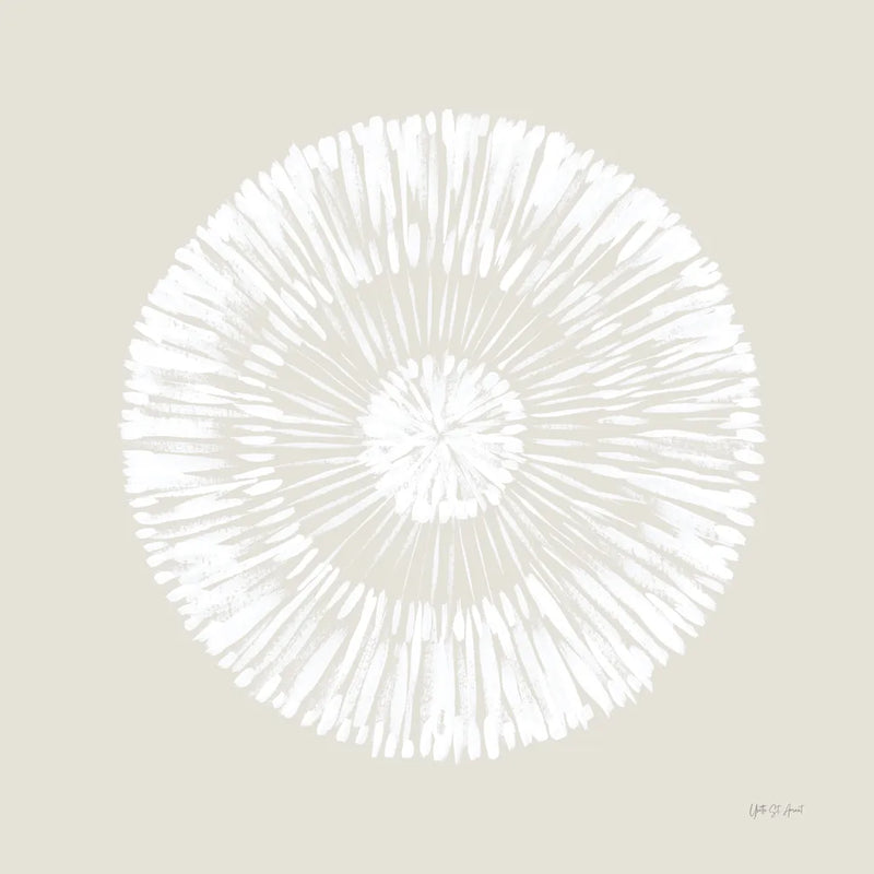 Coastal Block Print II Neutral by Yvette St. Amant. SKU 91166a. Archival Giclee Fine art print for wall decor.