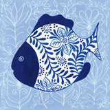Coastal Chinoiserie II by Yvette St. Amant. SKU 91023a. Archival Giclee Fine art print for wall decor.