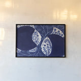 Coastal Chinoiserie IX by Yvette St. Amant. shown as a paper print in a black flame. Available as a archival giclee rolled canvas, fine art paper, or poster print. SKU 91030i.