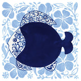 Coastal Chinoiserie VI by Yvette St. Amant. SKU 91027a. Archival Giclee Fine art print for wall decor.