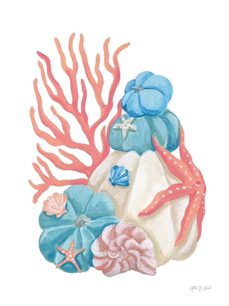 Coastal Pumpkins II by Yvette St. Amant