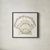 Coastal Reef I by Yvette St. Amant. Shown in a sleek black glass frame for a contemporary gallery look. Available as an archival giclee rolled canvas, fine art paper, or poster print. SKU 94004a.