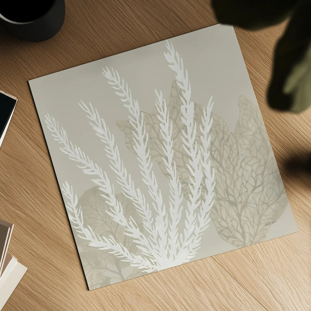 Coastal Reef V by Yvette St. Amant. Shown as a detailed flat fine art print, highlighting archival giclee quality. Available as an archival giclee rolled canvas, fine art paper, or poster print. SKU 94008a.