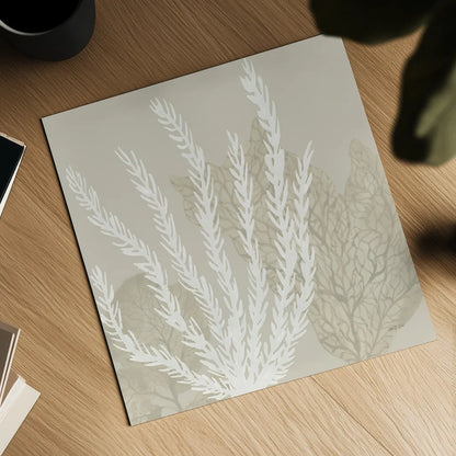 Coastal Reef V by Yvette St. Amant. Shown as a detailed flat fine art print, highlighting archival giclee quality. Available as an archival giclee rolled canvas, fine art paper, or poster print. SKU 94008a.